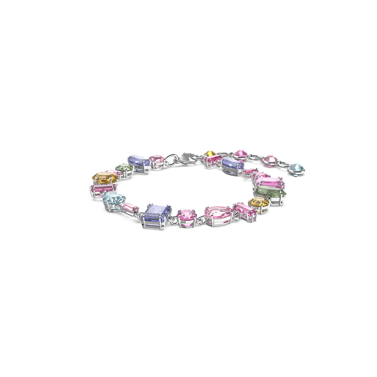 Swarovski Gema Bracelet, Multicolored, Rhodium Plated